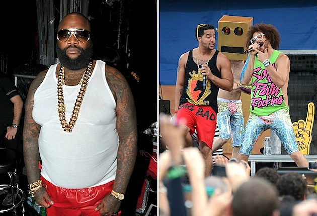 Rick Ross and LMFAO Rick Ross and LMFAO