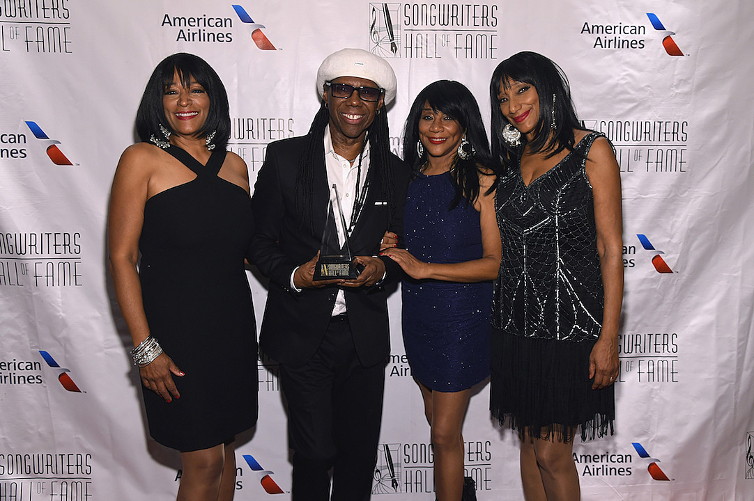 Nile Rodgers Sledge Sisters Songwriters Hall Of Fame 2016