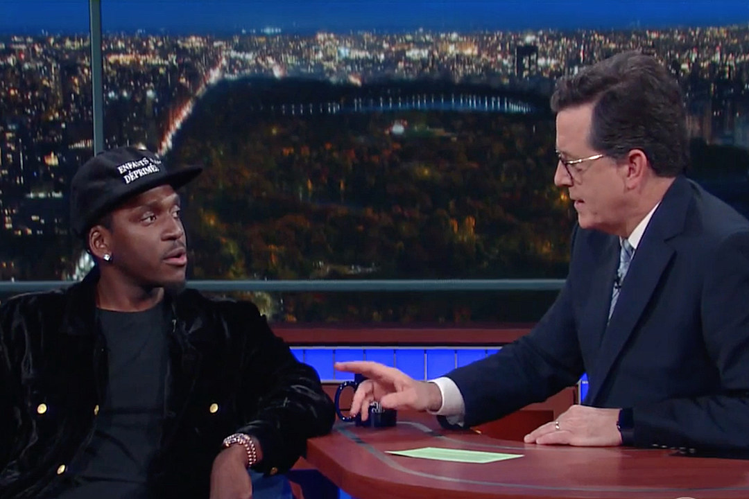 Pusha T Stephen Colbert
