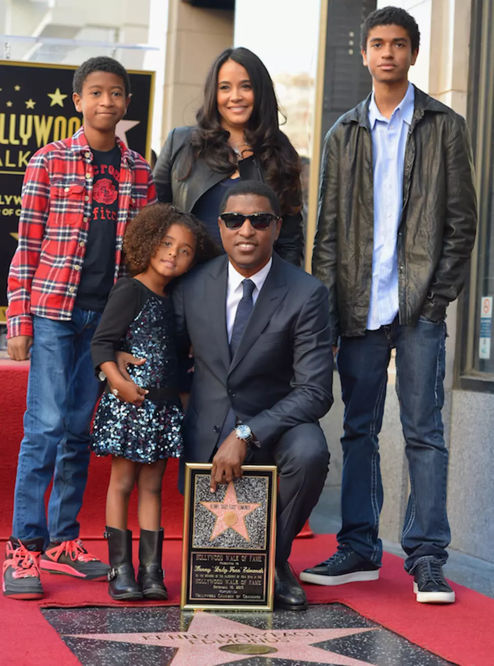Kenny "Babyface" Edmonds and Family